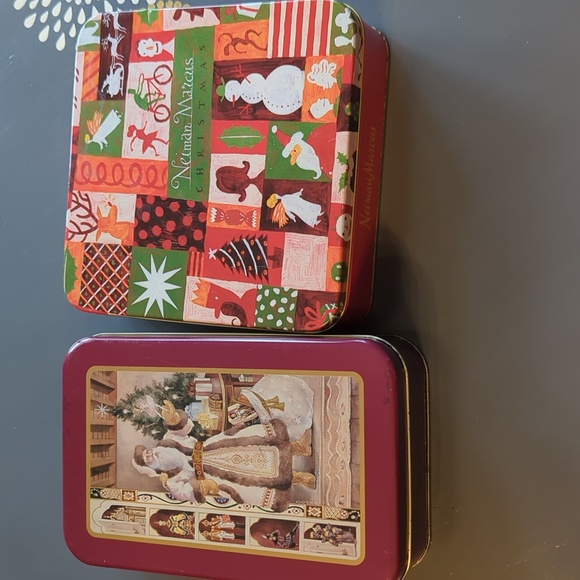 Neiman Marcus Christmas tins - Picture 1 of 7
